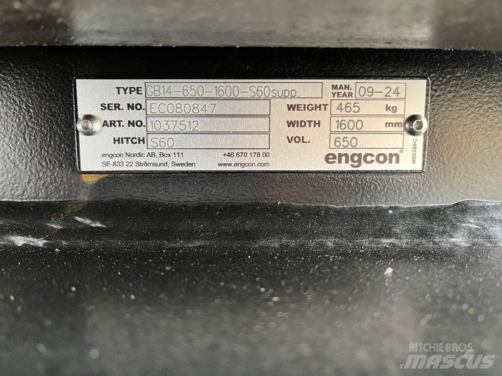 Engcon GB14 S60 Ny! Schaufeln