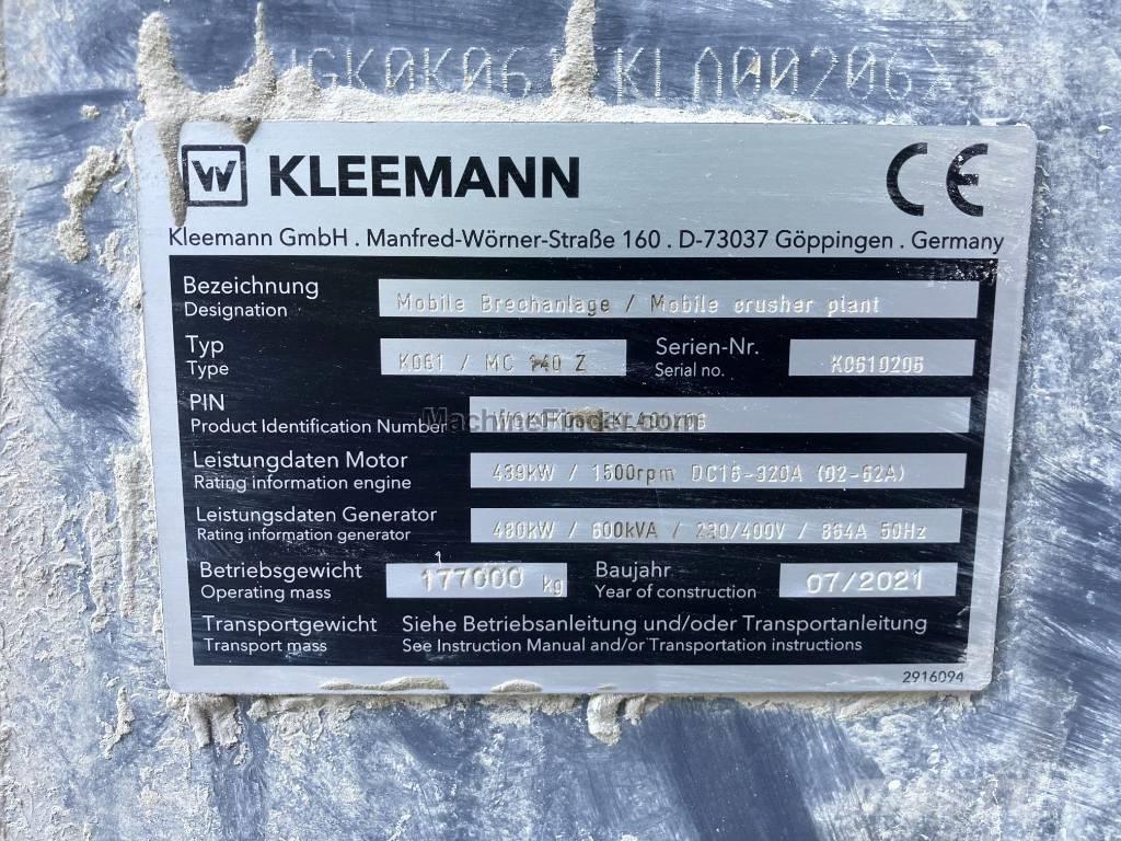 Kleemann MC 140 Mobile Brecher