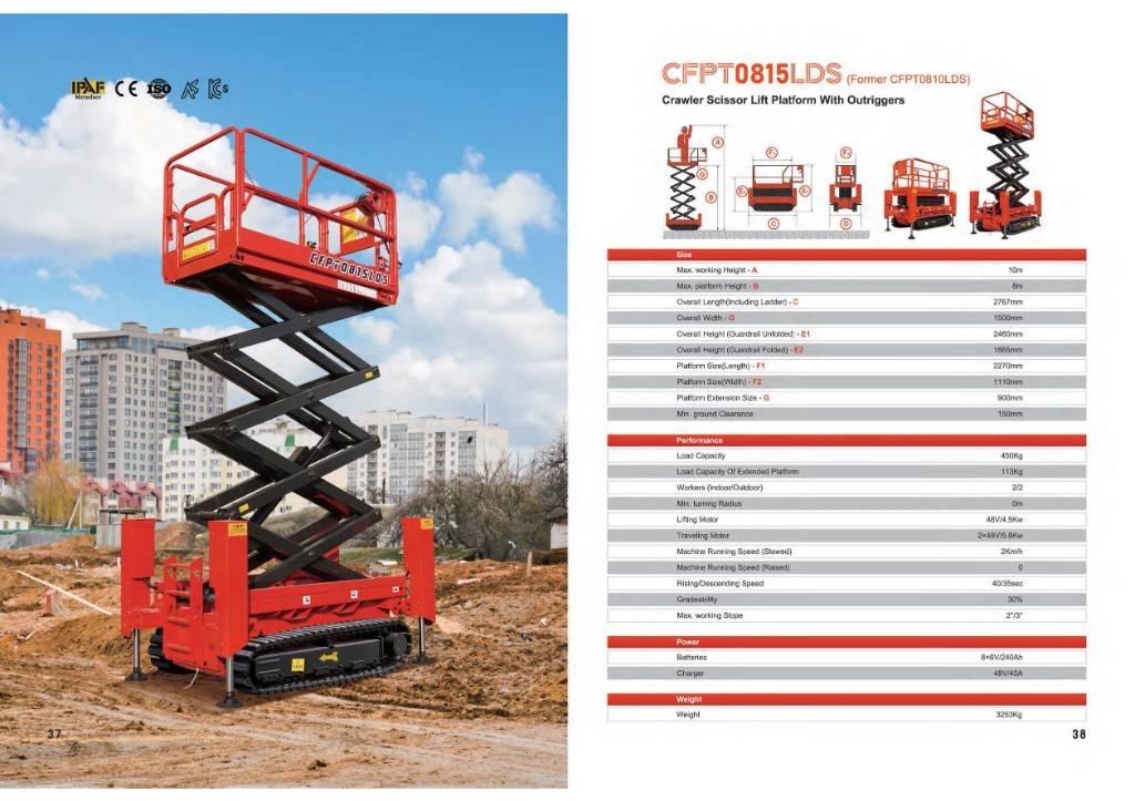 CFMG CFPT0815LDS Scheren-Arbeitsbühnen