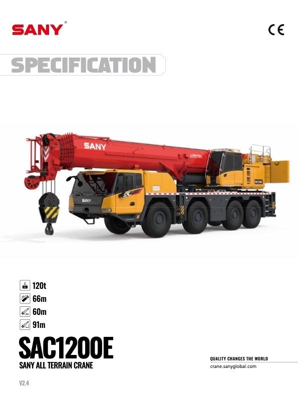 Sany SAC1200E All-Terrain-Krane