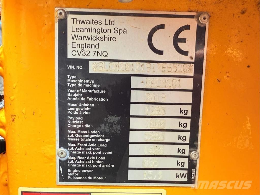 Thwaites Mach 201 Minidumper