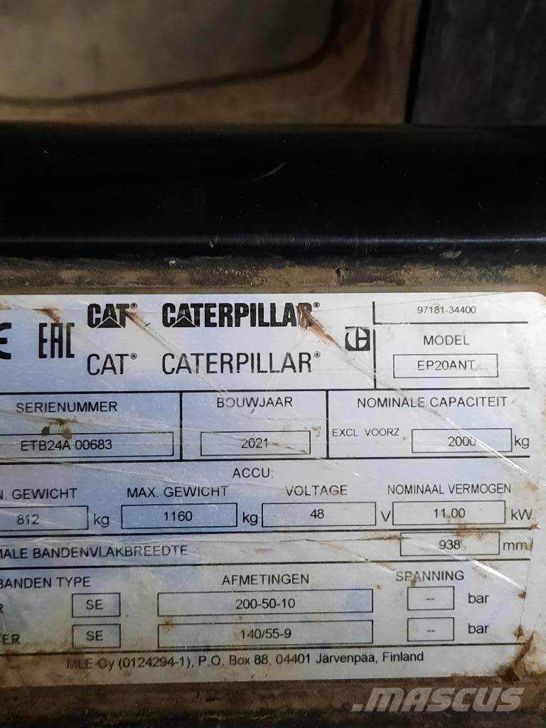 CAT EP20ANT Elektro Stapler