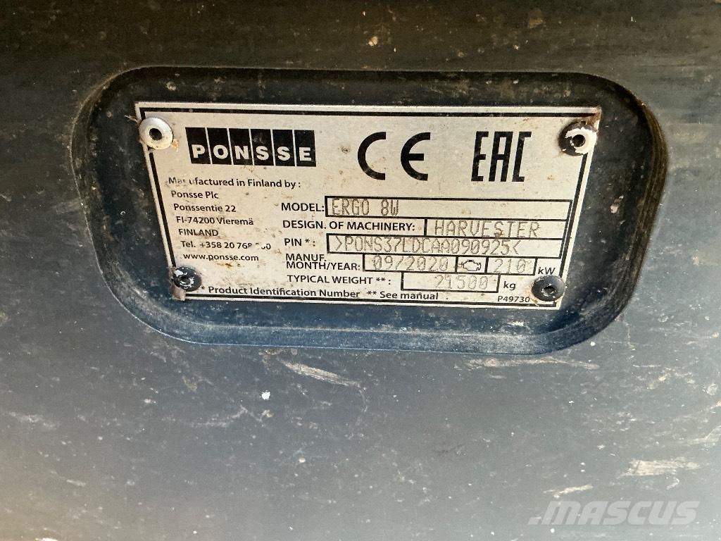 Ponsse ERGO 8W Harvester