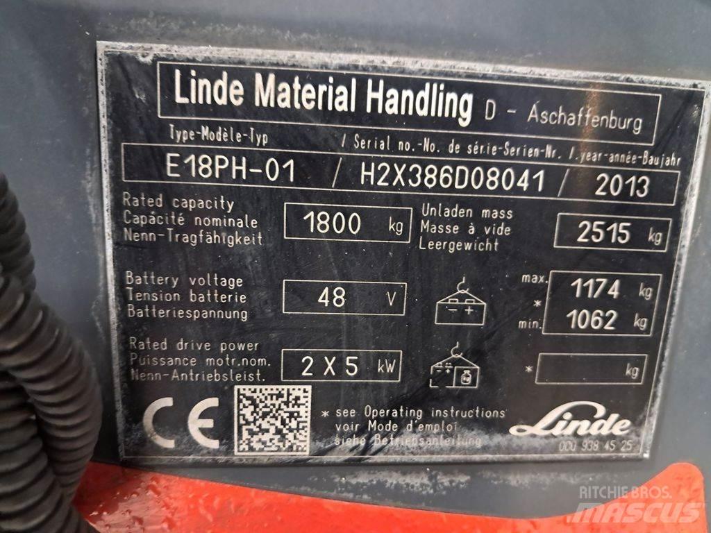Linde E18PH Elektro Stapler