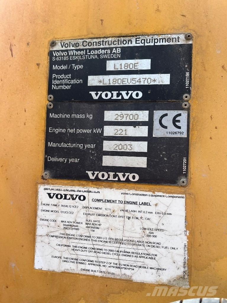 Volvo L180 E Radlader