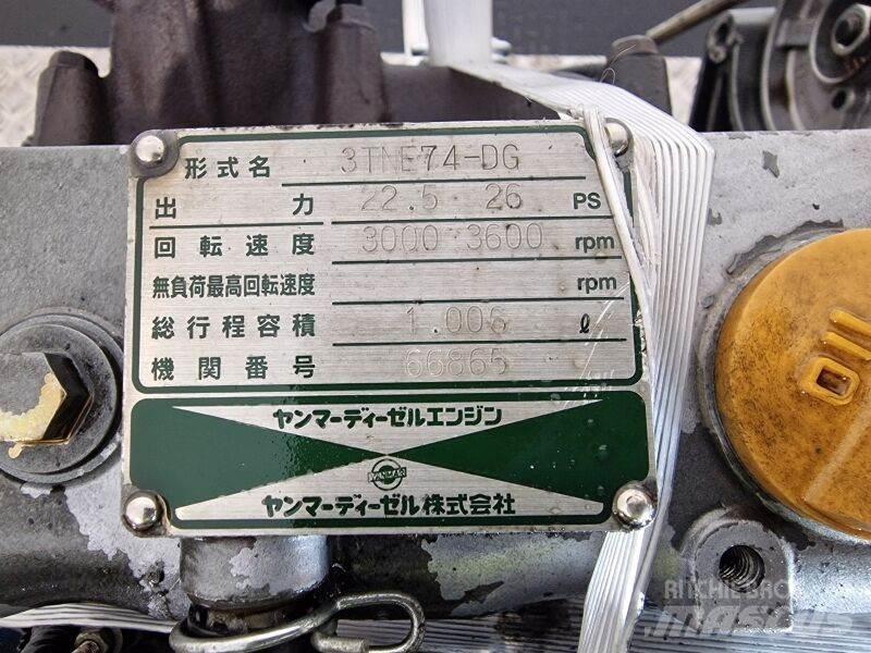 Yanmar 3TNE74-DG Motoren