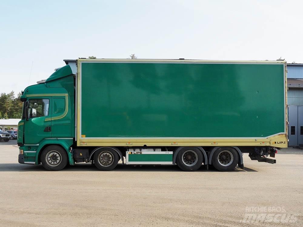 Scania R 730 Holztransportanhänger
