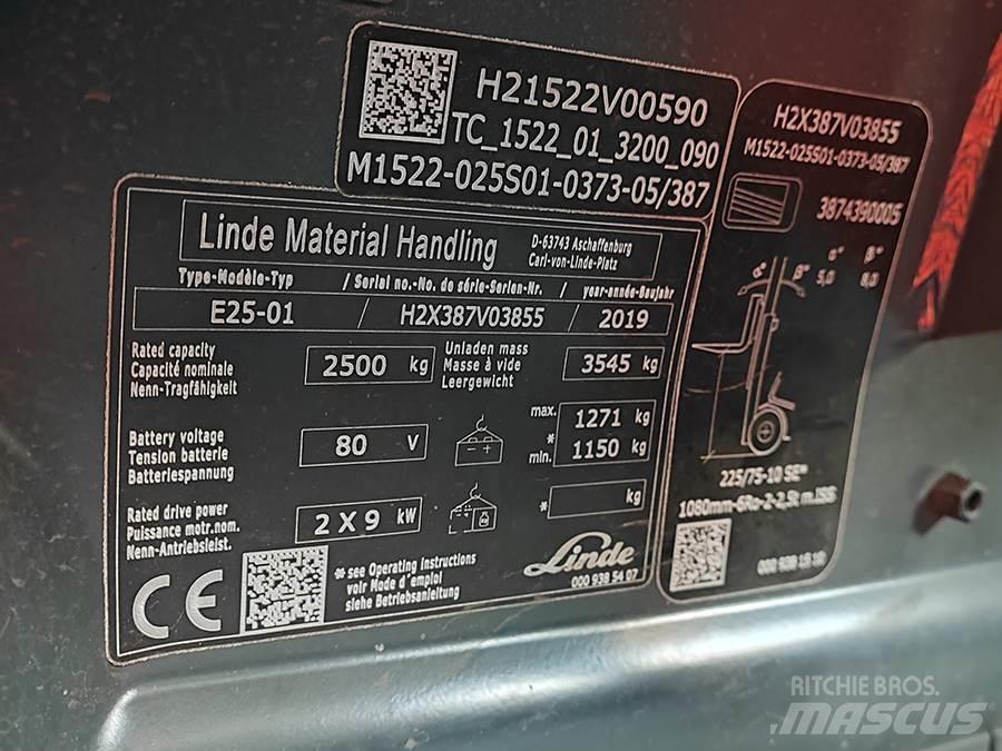 Linde E25-01 Elektro Stapler
