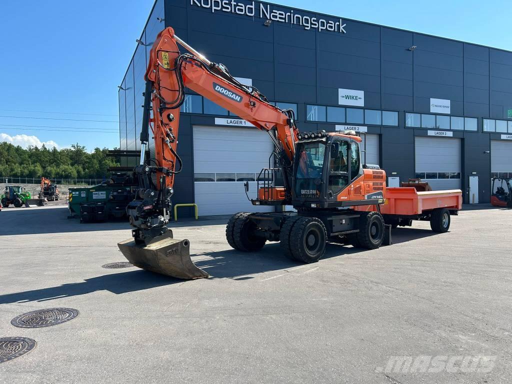Doosan DX 140 W-5 Mobilbagger