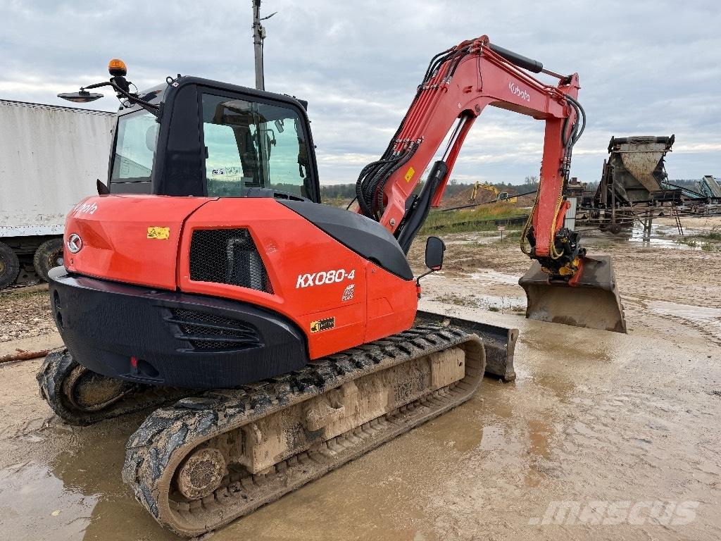 Kubota KX 080-4 Minibagger < 7t