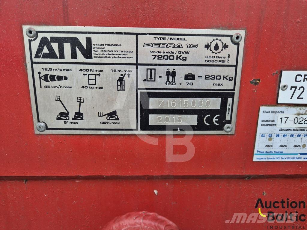 ATN Zebra 16 Gelenkteleskoparbeitsbühnen