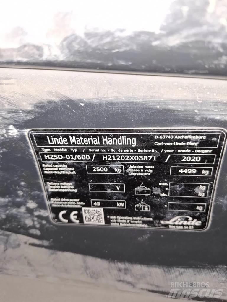Linde H25D-600 Diesel Stapler