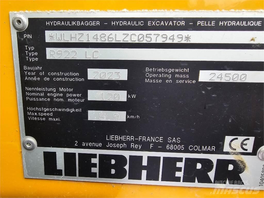 Liebherr R922 Raupenbagger
