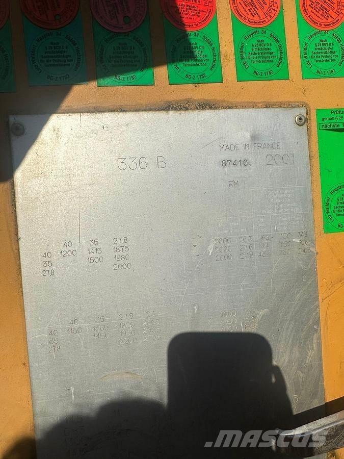 Potain 336 B Turmdrehkrane