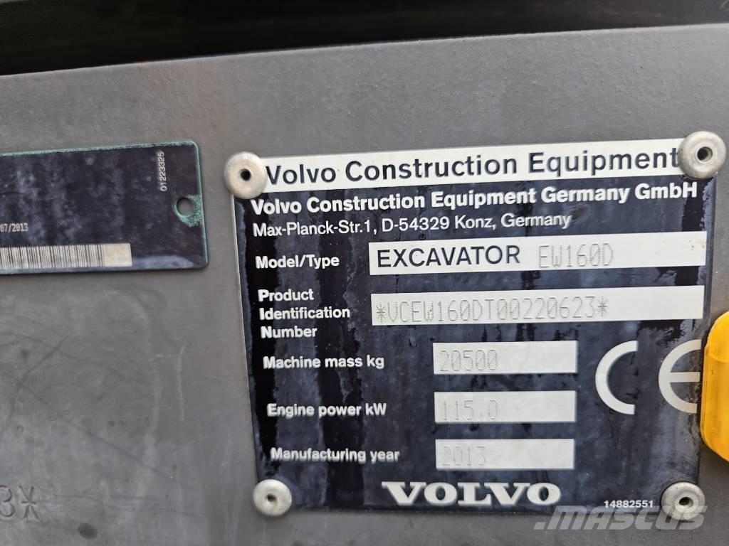 Volvo EW 160 D Mobilbagger