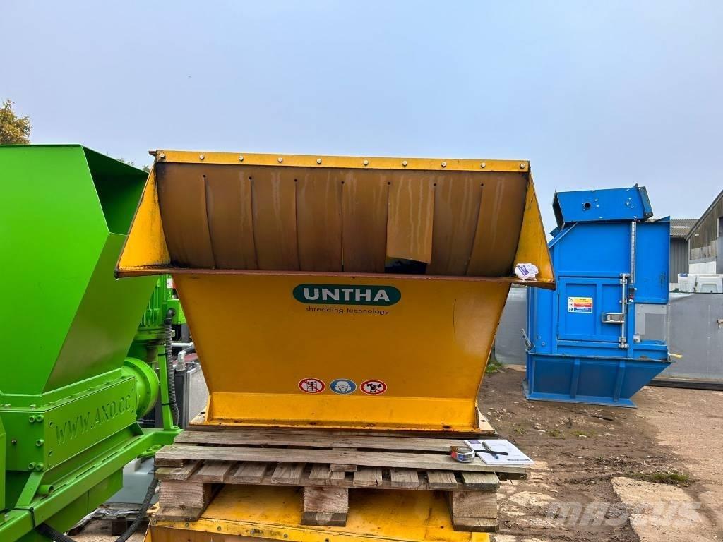 Untha RS50 Feed Hood Motoren und Getriebe