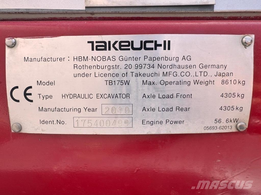 Takeuchi TB 175 W Mobilbagger