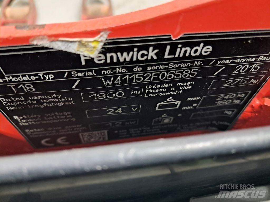 Linde T18 Niedergabelstapler