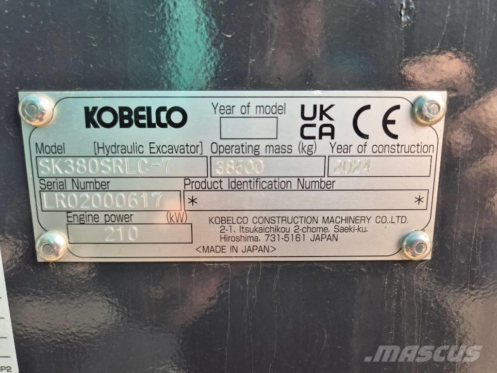 Kobelco SK380SRLC Raupenbagger