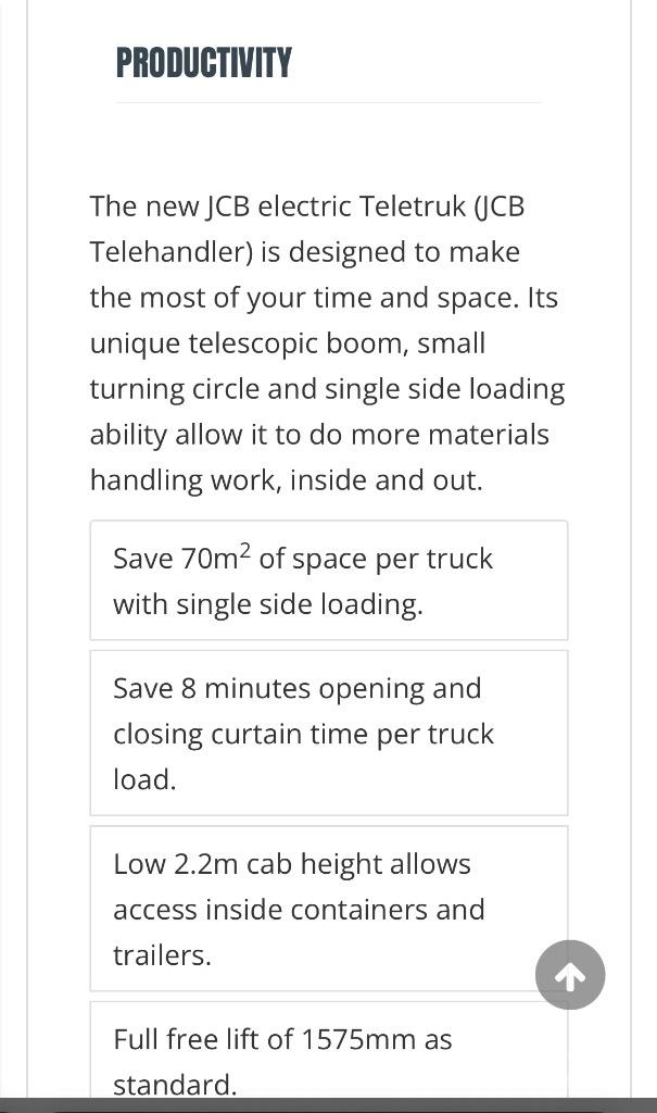 JCB 30-19 E Elektro Stapler