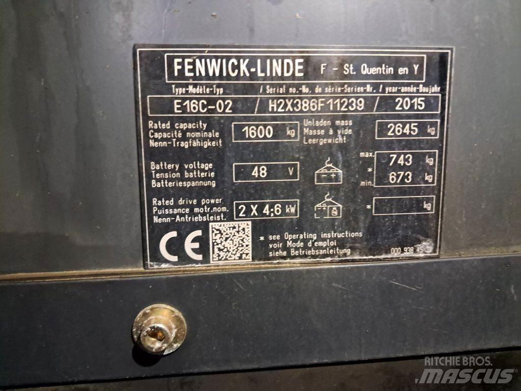Linde E16C-02 Elektro Stapler