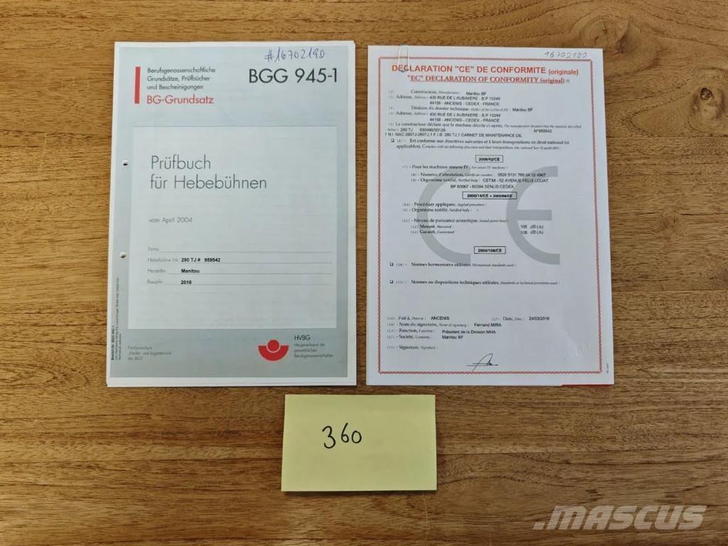 Manitou 280 TJ Teleskopbühnen