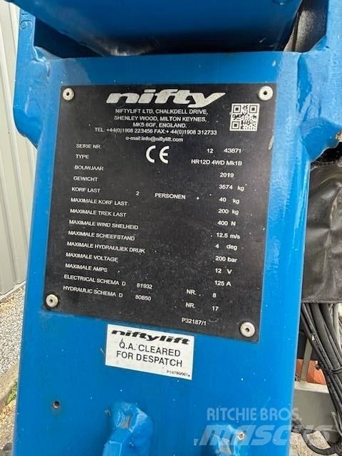 Niftylift HR12 D Gelenkteleskoparbeitsbühnen