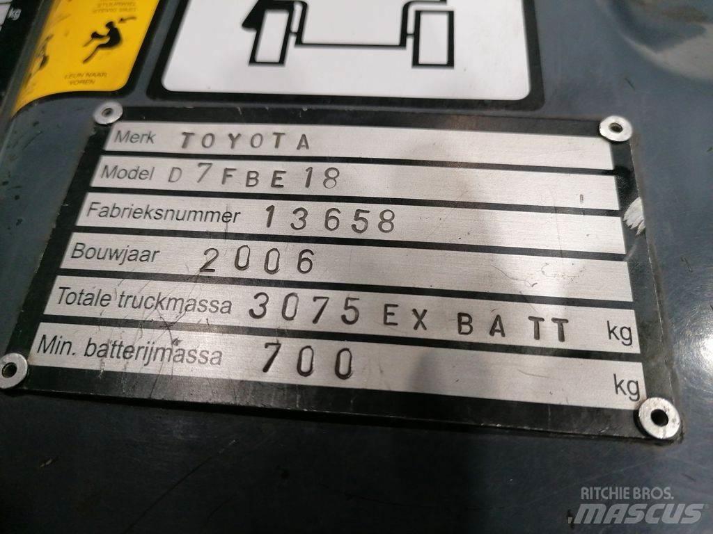 Toyota 7FBEF18 Elektro Stapler
