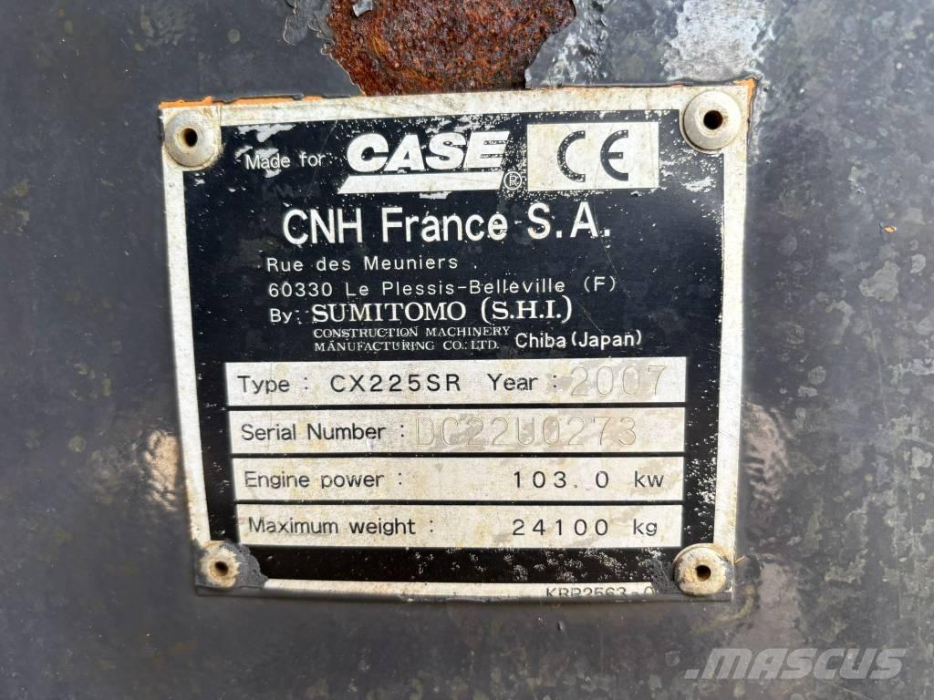 CASE CX 225 SR Raupenbagger