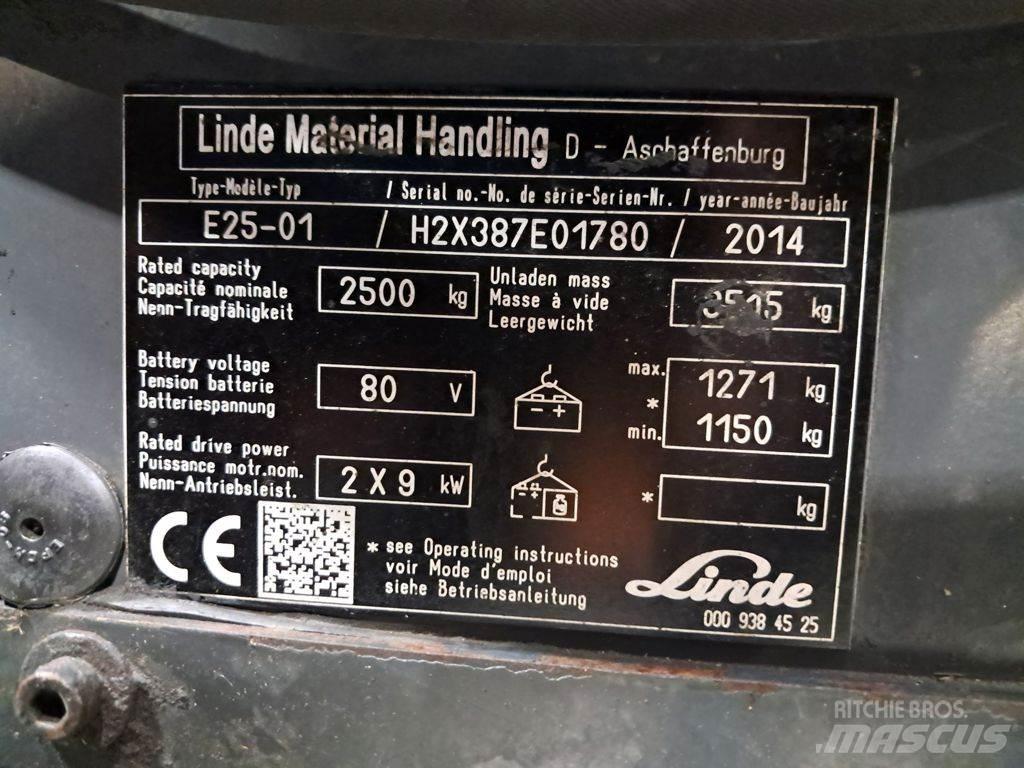 Linde E25-01 Elektro Stapler