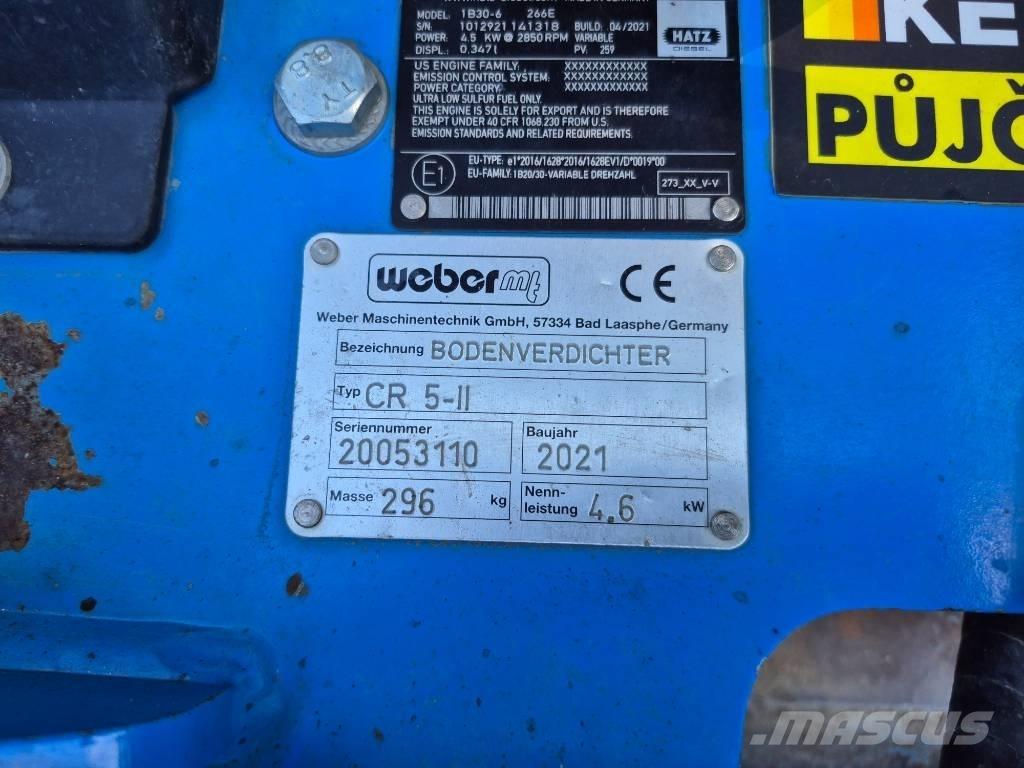 Weber CR5-II Erdbauwalzen