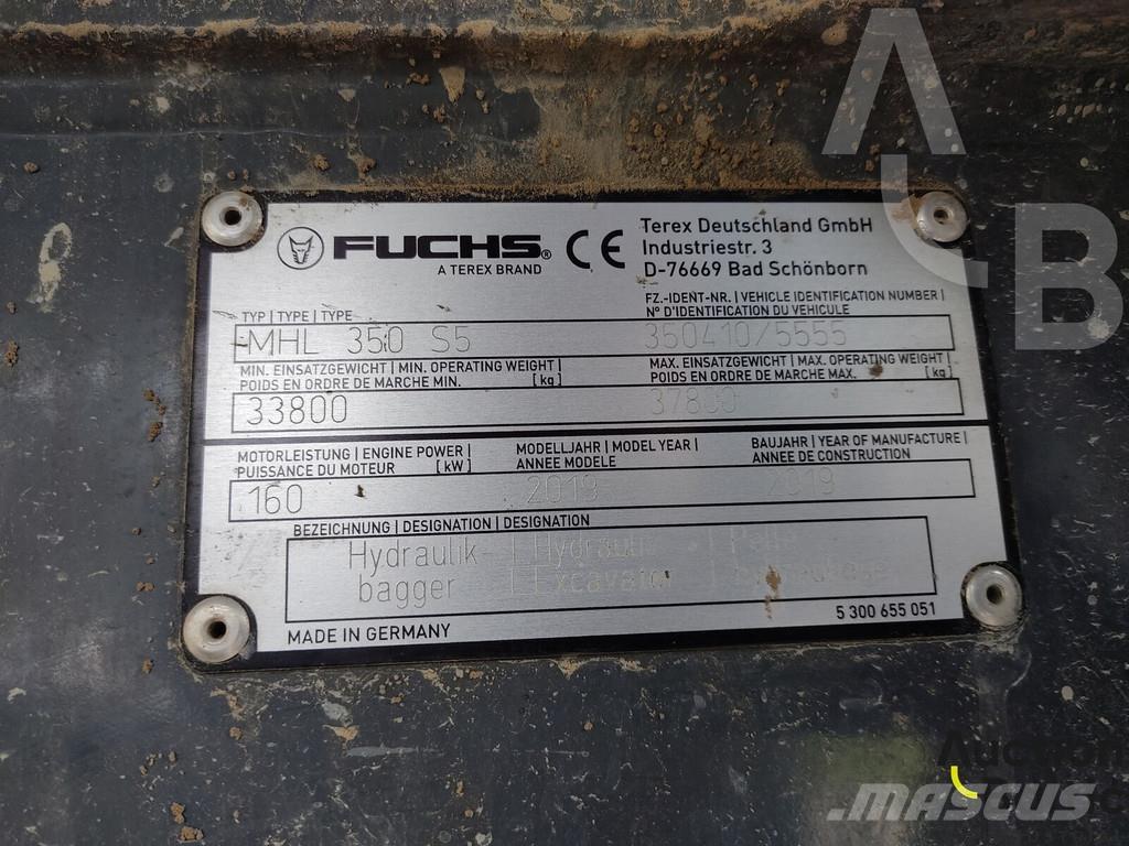 Fuchs MHL 350 Materialumschlag