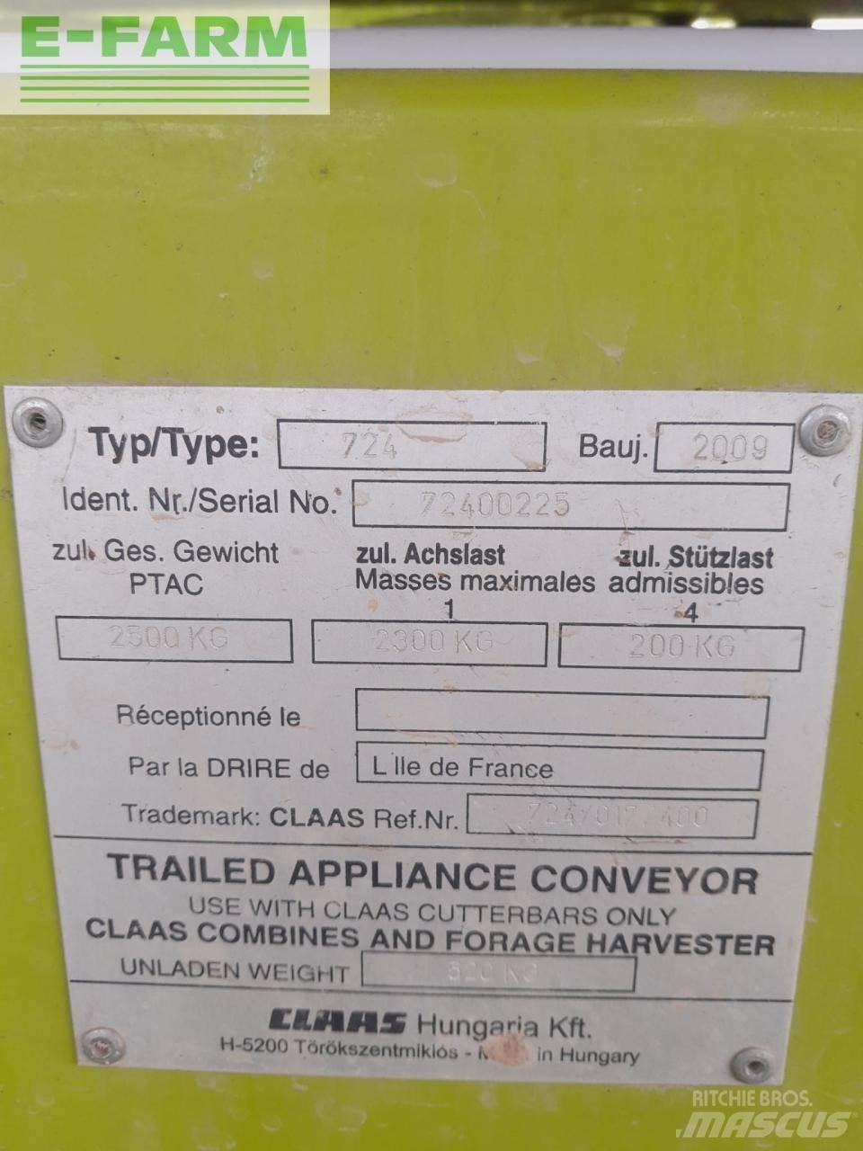 CLAAS SW C 430 Zubehör Mähdrescher