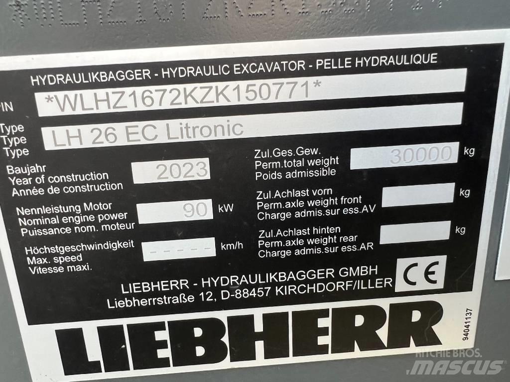 Liebherr LH26 EC Raupenbagger