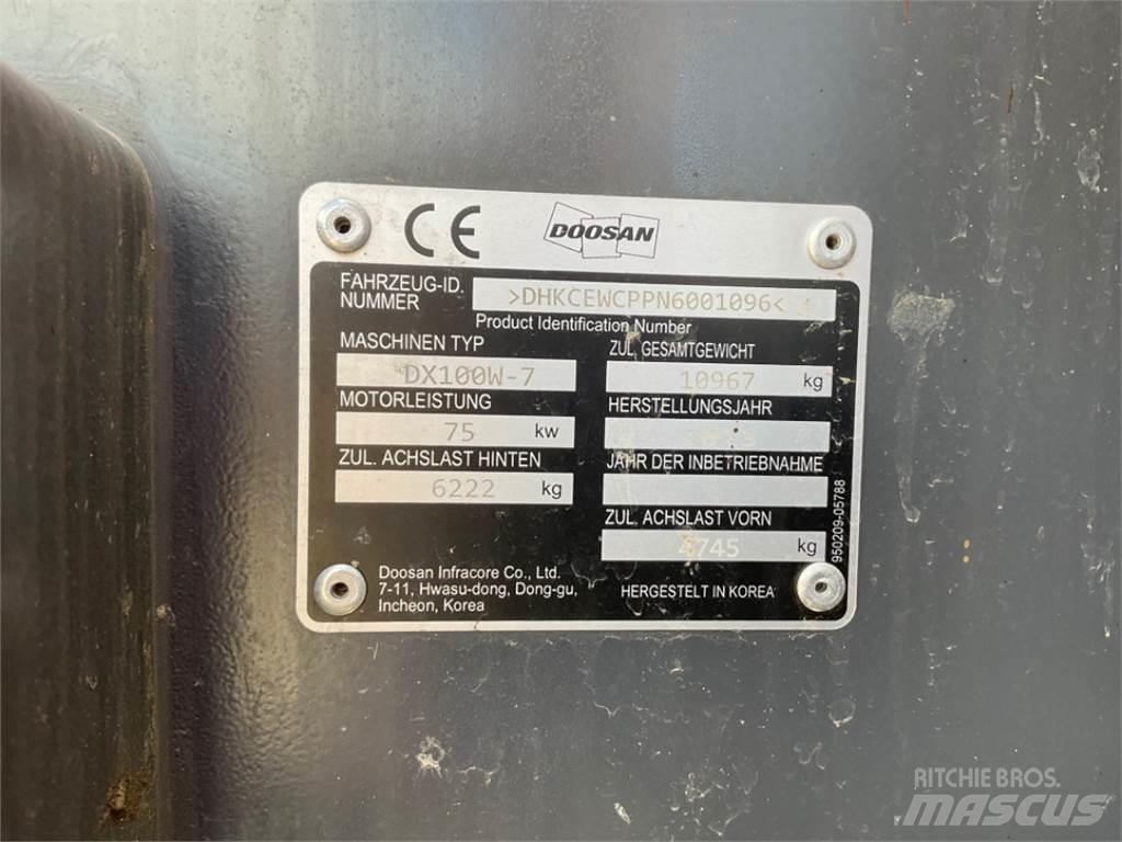 Doosan DX100W-7 Mobilbagger