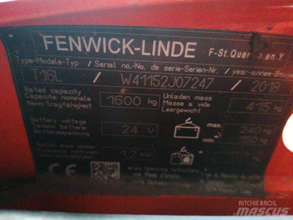 Linde T16L Niedergabelstapler