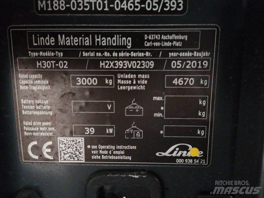 Linde H30T-02 Gas Stapler