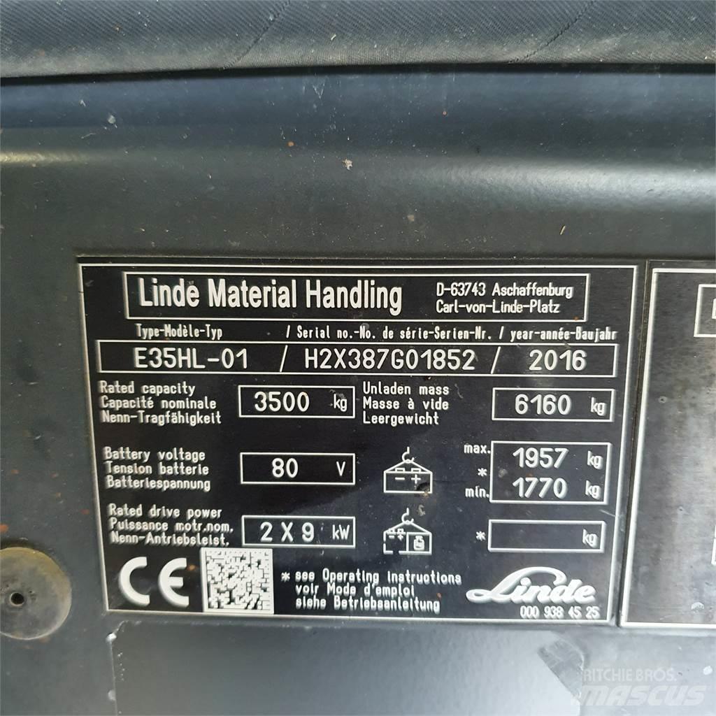 Linde E35HL Elektro Stapler