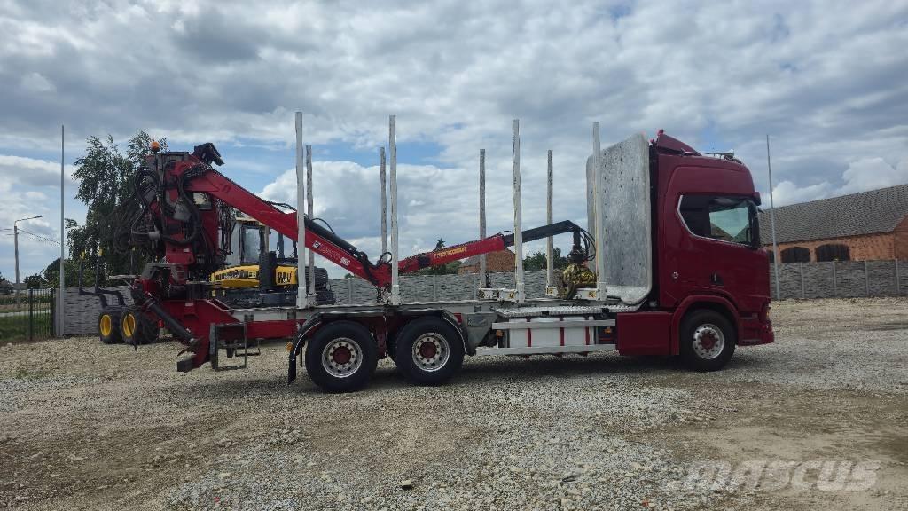 Scania R 650 Holzfahrzeuge