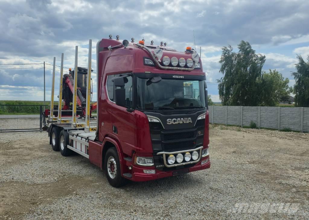 Scania R 650 Holzfahrzeuge