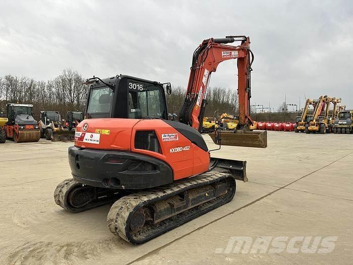 Kubota KX080-4A2 Midibagger  7t - 12t