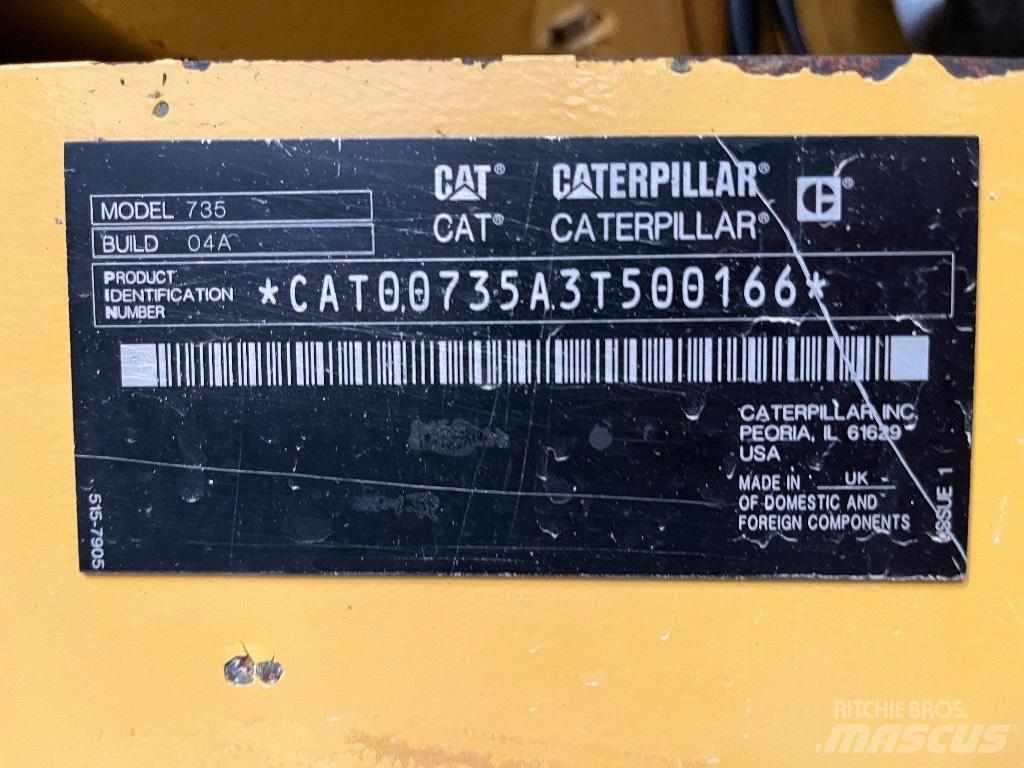 CAT 735 Dumper - Knickgelenk