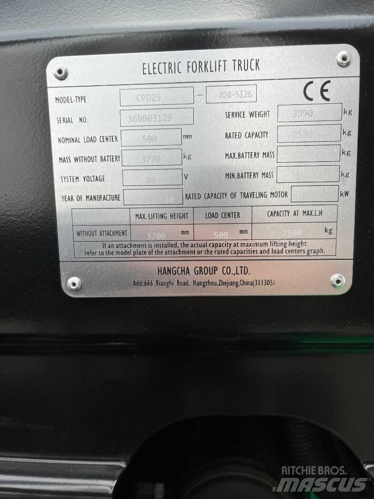 Hangcha CPD 25 Elektro Stapler