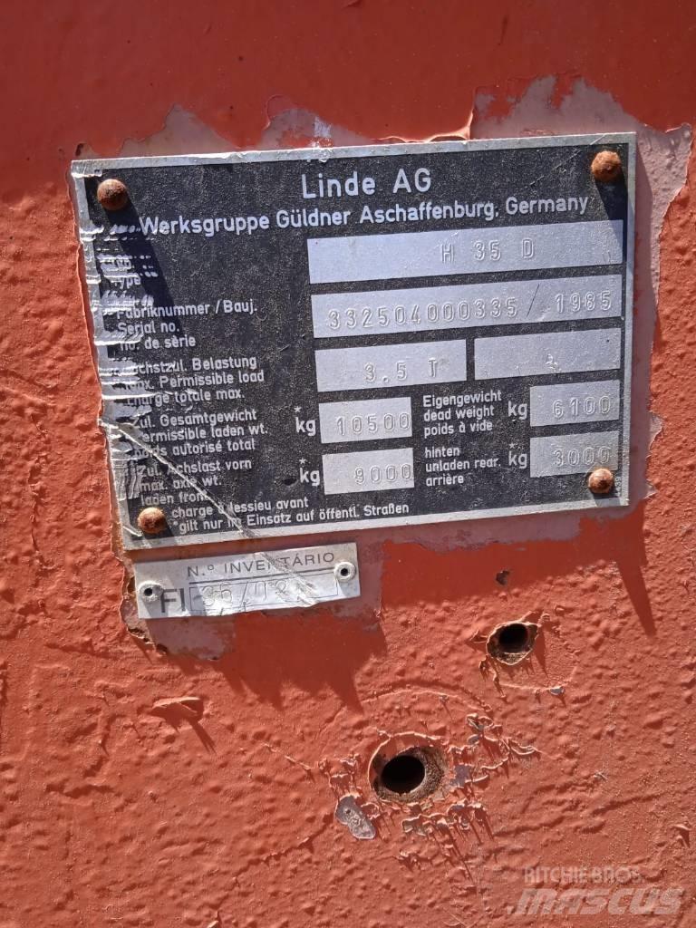 Linde H 35 D Diesel Stapler