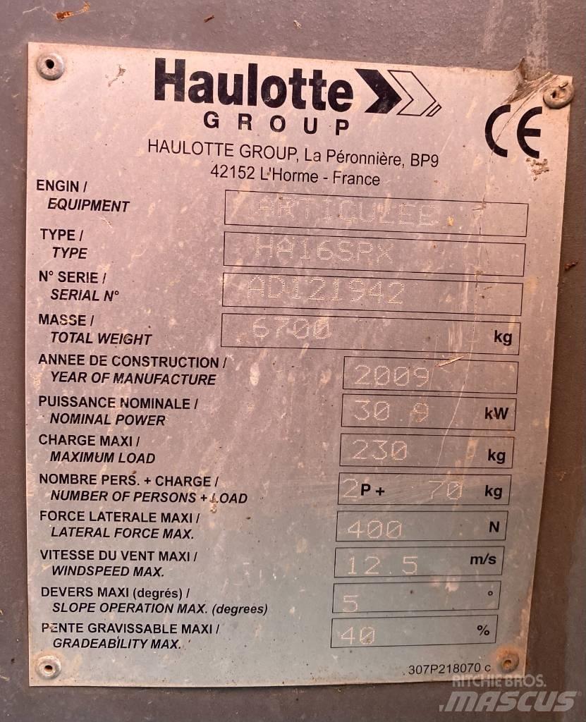 Haulotte HA 16 SPX Gelenkteleskoparbeitsbühnen