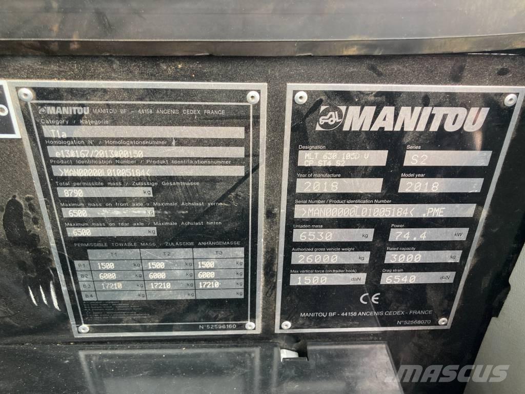Manitou MLT 630-105 Teleskoplader