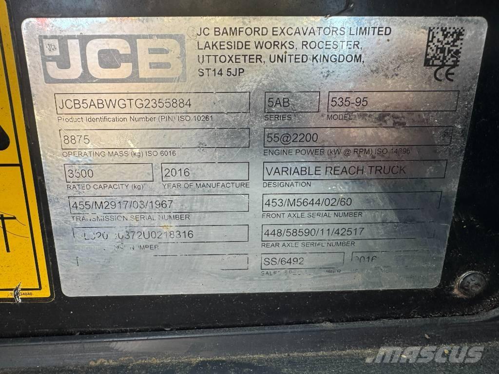 JCB 535-95 T4 Teleskoplader