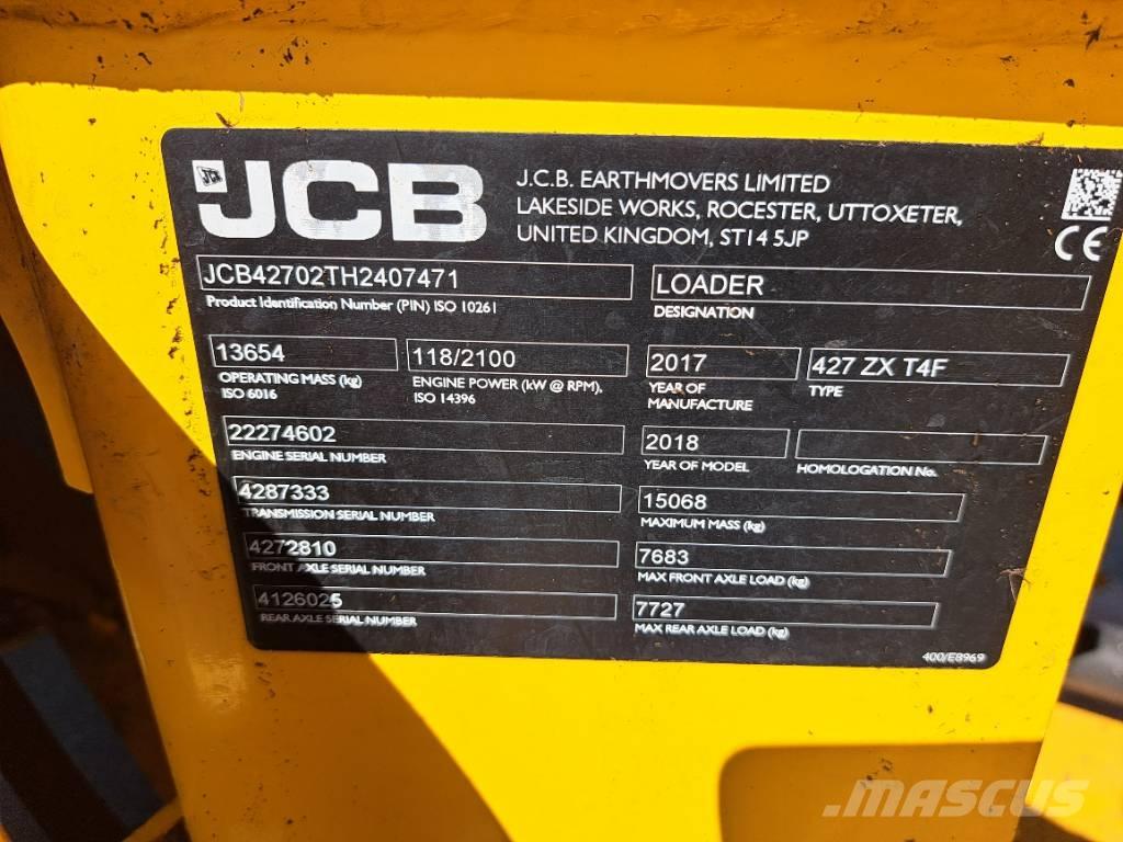 JCB 427 ZX Radlader