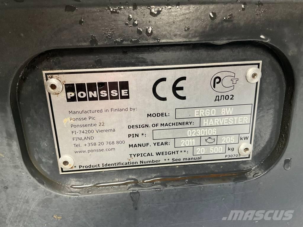 Ponsse ERGO 8W Harvester