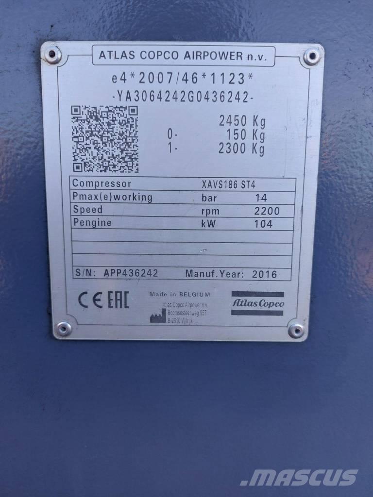 Atlas Copco XAVS186 Kompressoren
